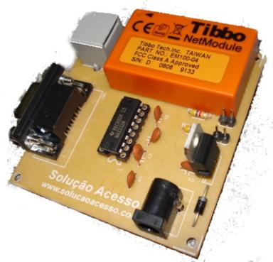 Conversor RS232 - Ethernet TCP/IP